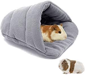 Yicare Haustier-Hausschuh-Nest, niedlicher Katzenschlafsack, für vier Jahreszeiten, für kleine Hunde, Meerschweinchen, Hamster, Baumwolle von Yicare