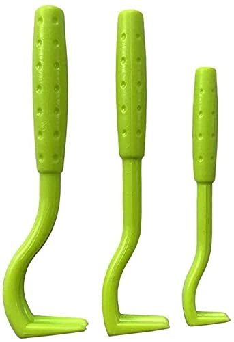 Yicare Zeckenentferner für Pet, 3 Stücke Kit Zeckenhaken Tick Picker Floh Removal Tool Haken Pet Comb Heimtierbedarf für Katze Hund und Andere Tiere (hellgrün) von Yicare