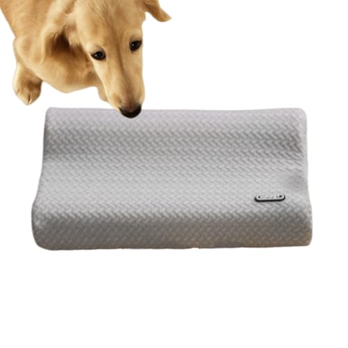 Yidueace Hunde Nackenkissen | Weicher Nackenstützkissen Für Haustier Tiefschlaf | Waschbares Zubehör für alle Rassen - Wohnzimmer Schlafzimmer Boden Auto Reise Indoor Lounging von Yidueace