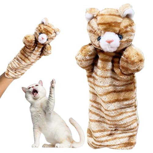 Yidueace Katzen Wrestling Handpuppe - Katzen Wrestling Spielzeug Handpuppe | Haustier Zur Geistigen Anregung Unterhaltung Indoor Bewegung von Yidueace