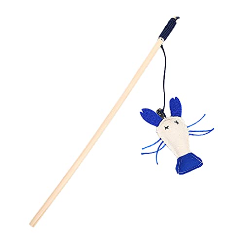 Yiifunglong Katze necken Stick Wand Spielzeug,Katze Wand Spielzeug helle Farbe Anti-reißen umweltfreundliche interaktive Katze Angelrute für Unterhaltung - A Yiifunglong Katze necken Stick Wand Spielzeug,Katze Wand Spielzeug helle Farbe Anti-reißen umweltfreundliche interaktive Katze Angelrute für Unterhaltung - A von Yiifunglong