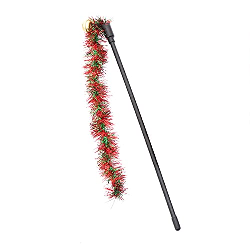 Yiifunglong Katze necken Stick Wand Spielzeug,Katzenspielzeug mit Glocken Interaktives Spielzeug Katze Feder Stick Spielzeug Haustier Spielzeug - A Yiifunglong Katze necken Stick Wand Spielzeug,Katzenspielzeug mit Glocken Interaktives Spielzeug Katze Feder Stick Spielzeug Haustier Spielzeug - A von Yiifunglong
