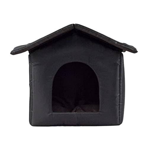 Yililay Outdoor Pet Höhle Bett warmes wasserdichtes Katzen -Versteckhund abnehmbares Oxford -Stoffnest -Bett m Katzennest Yililay Outdoor Pet Höhle Bett warmes wasserdichtes Katzen -Versteckhund abnehmbares Oxford -Stoffnest -Bett m Katzennest von Yililay