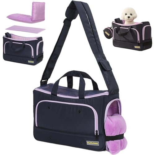 Yililay Vordere Hundeschließträger vorne, 11x6x16.5 Atmungsbefraute Haustasche mit verstellbarem Riemen für kleine Hunde und Katzen, tragbares Design von Yililay