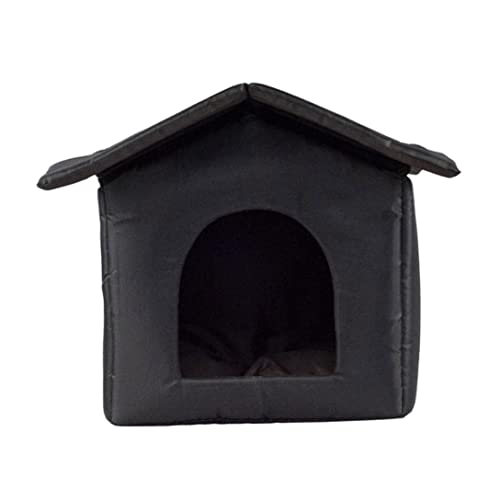 Wetterfestes Hundehaus, Hundehaus im Freien wetterfeste Haustierhöhle Katze Haus Winter warmes Tierheim 35x33x30 cm Wetterfestes Hundehaus, Hundehaus im Freien wetterfeste Haustierhöhle Katze Haus Winter warmes Tierheim 35x33x30 cm von Yililay