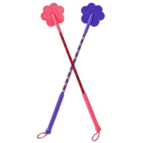 Yililay 2pcs 16, 5-Zoll-Hundetrainingsinstrumente, Gummi-Trainingsstift mit rutschfestem Griff Pflaumenklauen-Lanyard, niedlicher Stock für Welpenkatze Yililay 2pcs 16, 5-Zoll-Hundetrainingsinstrumente, Gummi-Trainingsstift mit rutschfestem Griff Pflaumenklauen-Lanyard, niedlicher Stock für Welpenkatze von Yililay