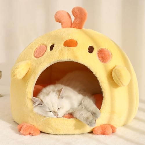 Yinghesheng Katzenbett Flauschig Katzenkörbchen Katzen Bett Kuschelhöhle Katze Katzenhöhle Filz Hundehöhle für Katzen und Kleine Hunde Schlafen,46x46x38cm Yinghesheng Katzenbett Flauschig Katzenkörbchen Katzen Bett Kuschelhöhle Katze Katzenhöhle Filz Hundehöhle für Katzen und Kleine Hunde Schlafen,46x46x38cm von Yinghesheng