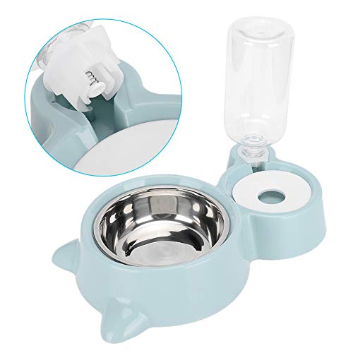 Automatischer Katzenfuttermittel, Katzenfutterspender mit Automatischer Katzen Wasserspender Fütterung Lebensmittel -Trinkschalen Große Kapazität Haustierfuttermittel -Katzenfuttermittel für Hunde von Yinhing