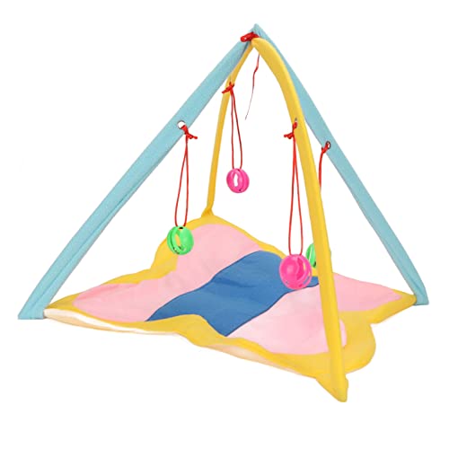 Cat Play Matte, Katzenaktivitätszentrum Faltbares Katzenbettzelt mit Hängenden Spielzeugbällen Interaktive Spielbereichstation für Katzen Welpenspielzeug für Katzen, Kätzchen -Übungen, Nickerchen Cat Play Matte, Katzenaktivitätszentrum Faltbares Katzenbettzelt mit Hängenden Spielzeugbällen Interaktive Spielbereichstation für Katzen Welpenspielzeug für Katzen, Kätzchen -Übungen, Nickerchen von Yinhing