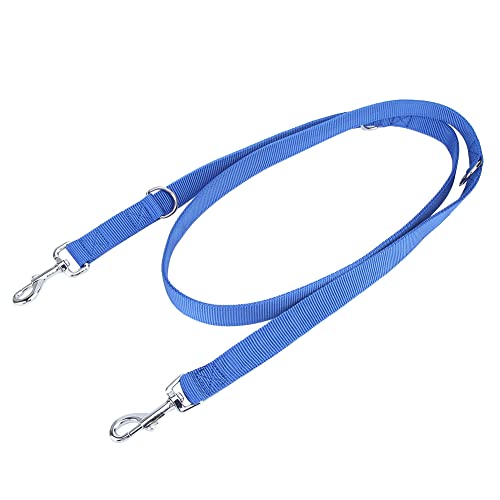 Doppelte Leine für Zwei Hunde, Doppelhund -Leine Nylon Flexible Haustierhund -Wanderleinen Traktionseil mit Kette Dual für Mittlere und Große Rassen Doppelte Zwei Hunde (2,5 cm * 200 cm) von Yinhing