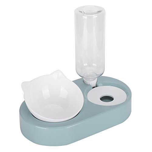 Hundefutter und Wasserspender, Katzenschalen Doppelkatze Schalen Wasser und Lebensmittelschale Set Automatischer Wasserspender Flasche Pet Feeder Katzenfutter Schüssel für Kleine oder Mittelgroße Hundefutter und Wasserspender, Katzenschalen Doppelkatze Schalen Wasser und Lebensmittelschale Set Automatischer Wasserspender Flasche Pet Feeder Katzenfutter Schüssel für Kleine oder Mittelgroße von Yinhing