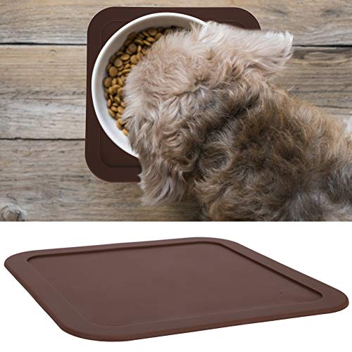 Hundefuttermatte, Hundematte für Nahrung und Wasserschüssel Fütterungsschale Placemat Silikon Fütterungsmatte Hund Schüsselmatte für Unordentliche Trinker Zum Schutz der Böden, 8,6x8.6in Hundefuttermatte, Hundematte für Nahrung und Wasserschüssel Fütterungsschale Placemat Silikon Fütterungsmatte Hund Schüsselmatte für Unordentliche Trinker Zum Schutz der Böden, 8,6x8.6in von Yinhing