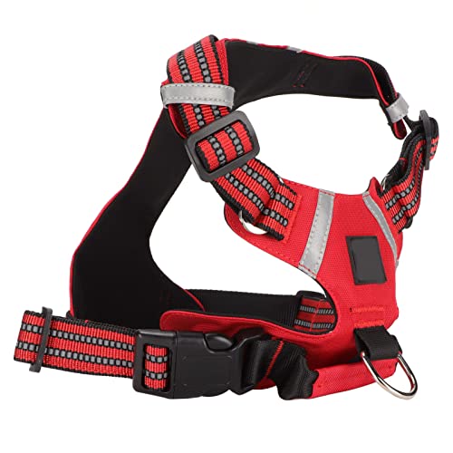 Hundegurt für Große Hunde, Kleines Hundekabelbaum Reflektierender Hundeleine Weste mit Verstellbarem Tierbrust -Brustgurt Welpe Gurt für Kleine Mittelgroße Große Rassen Hunde (XL) von Yinhing