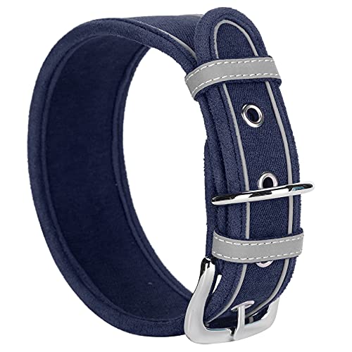 Hundehalsbänder Nutzen Leine, Hundehalsband für Große Hundehundhundkragen mit D -Ringen Atmungsaktiv (#12) von Yinhing