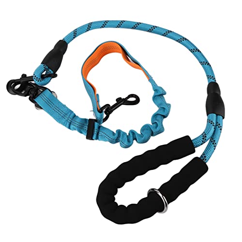 Hundeleine, Lange Leine für Hunde Haustier Vorräte Leinen Elastische Hundehunde Walking -Leinen für Große Hunde Schwer Kleine Mittelgroße und Große Außerhalb von Wanderwanderungen (Blue) von Yinhing