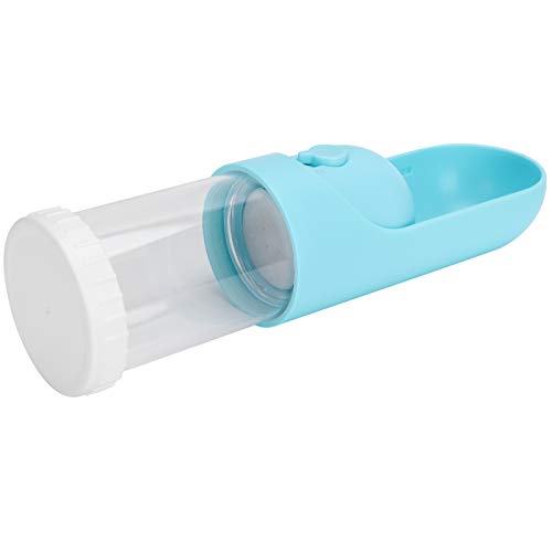 Hundewasserschüssel -Spender, Tragbare Hundwasserflasche mit Trinkfutter. (Teleskopwasserbecher Blau) von Yinhing