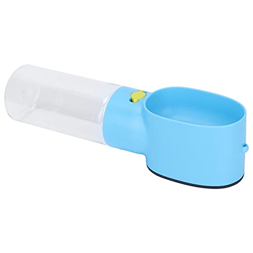 Hundwasserflasche, Hundwasserschüssel -Spender mit Trinkfuttermittel Tragbarer Welpen Wasserspender Hund Reisetasche für Haustiere Im Freien, Wandern, Reisen, Food Grade Plastik (Blue) von Yinhing