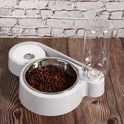 Katzenfutter und Wasserschüssel Set, Katzenschalen für Innenkatzen Edelstahl Automatische Haustier -Feeder -Doppelschalen Wasserspender Welpen Wasserspender für Kleine Hunde, Welpen, Katzen (Herr Katzenfutter und Wasserschüssel Set, Katzenschalen für Innenkatzen Edelstahl Automatische Haustier -Feeder -Doppelschalen Wasserspender Welpen Wasserspender für Kleine Hunde, Welpen, Katzen (Herr von Yinhing