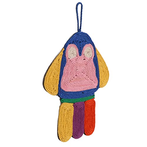 Katzenkratzer, Katzenkratzpolster Wand Bodenmontage Katzenmatte mit Lanyard Sisal Cat Kratzpolster Wandkratzer für Innenkatzen für Bodentür Wand (Typ 6) von Yinhing