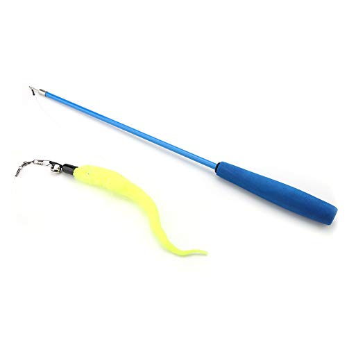 Katzenstab Spielzeug, Katzenfischerei Stangen Spielzeug High Elastic Retracted Teaser Draht Chaser Zauberstab Katze Kätzchen Haustier Spiel Interaktive Spielzeugkatze für Innenkatzen Zum Training Katzenstab Spielzeug, Katzenfischerei Stangen Spielzeug High Elastic Retracted Teaser Draht Chaser Zauberstab Katze Kätzchen Haustier Spiel Interaktive Spielzeugkatze für Innenkatzen Zum Training von Yinhing