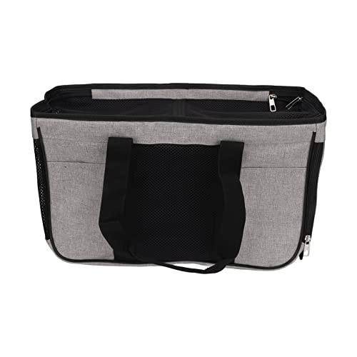 Katzenträger, Hunde Reisetasche Belüftetes Haustier mit Weicher Sichtweite Hundeträger für Kleine Hunde Träger für Mittelgroße Kleine Mittelgroße Kätzchenpuppen, 18,1 X 8,3 X 11,0in (Grau mit Schwarz) Katzenträger, Hunde Reisetasche Belüftetes Haustier mit Weicher Sichtweite Hundeträger für Kleine Hunde Träger für Mittelgroße Kleine Mittelgroße Kätzchenpuppen, 18,1 X 8,3 X 11,0in (Grau mit Schwarz) von Yinhing