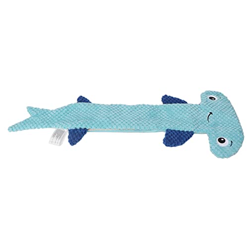 Keine Füllung Hundespielzeug, Welpenspielzeug Hund Kauen Spielzeug Plüsch Niedliche Tiere Welpe Spielzeug Crinkle Hundespielzeug für Kleine Mittelgroßen Hunde für Aggressive Kauen Kindertier (BLUE) von Yinhing