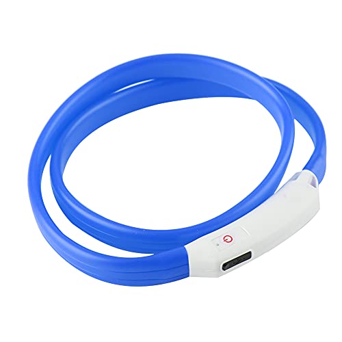 LED Hundekragen Wiederaufladbar, Hundeskragen (Blue) von Yinhing