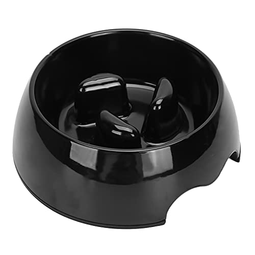 Langsame Feeder Hundeschalen, Katzenpuzzle Feeder Futtermittelbehälter Bloat Stopp Labyrinth Schalen Interaktive Puzzle Schüssel Langsam Essen Hundeschale für Kleine und Mittlere Hunde (Black) von Yinhing