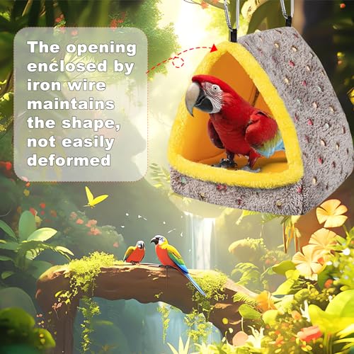 Papageiennest, Vogel Flauschige Papageien Vogelbett für Käfig Winter Warmes Vogel Haus Vogelbett für Lovebird Papageien Shotes Cockatiel Papageiennest, Vogel Flauschige Papageien Vogelbett für Käfig Winter Warmes Vogel Haus Vogelbett für Lovebird Papageien Shotes Cockatiel von Yinhing