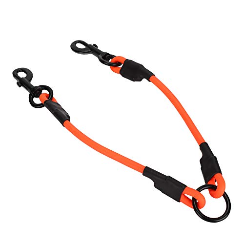 Split -Leine für Gehen 2 Hunde, Zwei Hundeleine Stoßdämpferung Bungee -Leine Wanderungstraining für Große Mittelgroße Hunde Doppelte Hundeleine Hund Im Freien (8 mm Durchmesser * 25 cm Länge) von Yinhing