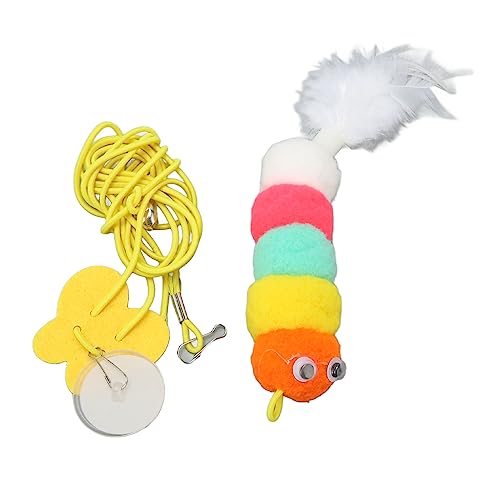 Tür Hängende Katzenspielzeug, Katentür Spielzeug Selbstspiel Retractable Cat Feather Spielzeug Hanging Tür Katze Feder Interaktive Katzenspielzeugkatze Necken für Innenkätzchen Spielübung Übung Tür Hängende Katzenspielzeug, Katentür Spielzeug Selbstspiel Retractable Cat Feather Spielzeug Hanging Tür Katze Feder Interaktive Katzenspielzeugkatze Necken für Innenkätzchen Spielübung Übung von Yinhing