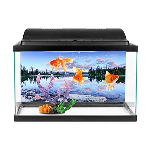 Yinhing Aquariumhintergrund, Terrarium Hintergrund Hintergrund für Dekorative Malerei PVC Aufkleber Landschaft Bild Aquariumdekor für Aquarium Fischbox (122 * 50CM) von Yinhing