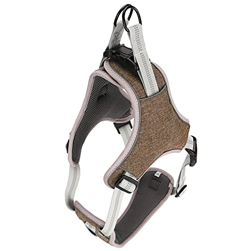 Yinhing Hundekabelbaum Mittelgroßer Hund, Reflektierender Hundekabelbaum Im Freien Hundeweste Kabelbaum Haustier Einstellbare Weste Hundeweste für Kleine, Mittelgroßen Großen Hunden, Katzen (L) von Yinhing