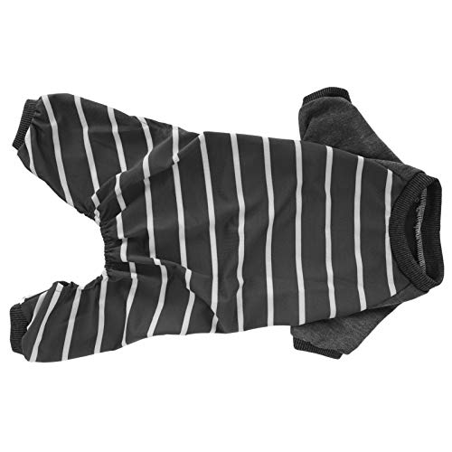 Yinhing Hundepyjama, Hundekleidung Polyester Hunde Bodysuits Langarm Streifen Hemd Weiche Innenhunde Kostüm Hundekörper Anzüge Katzen- Streinhunde Hundeanzug für Kleine Mittelgroße Große Welpen Yinhing Hundepyjama, Hundekleidung Polyester Hunde Bodysuits Langarm Streifen Hemd Weiche Innenhunde Kostüm Hundekörper Anzüge Katzen- Streinhunde Hundeanzug für Kleine Mittelgroße Große Welpen von Yinhing