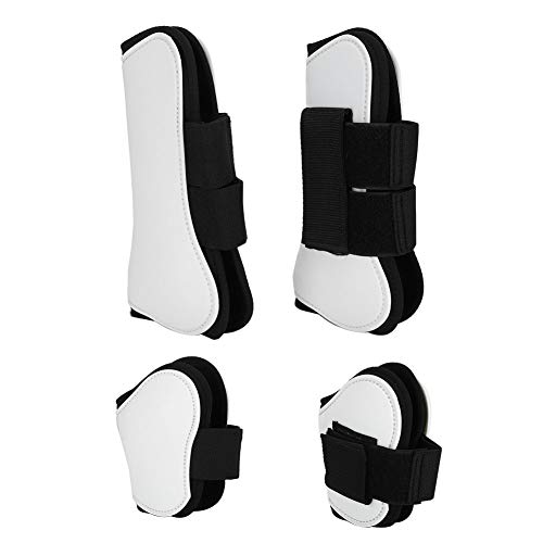 Yinhing Pferdestiefel 4, Schiene für Pferde Offen Vordere Spring -Sehnen -Pferde PU Shell Vorderbein Wadel des Wadelschuhe Wickel Beschützers Reitstiefel für Pferdebreiten Yinhing Pferdestiefel 4, Schiene für Pferde Offen Vordere Spring -Sehnen -Pferde PU Shell Vorderbein Wadel des Wadelschuhe Wickel Beschützers Reitstiefel für Pferdebreiten von Yinhing
