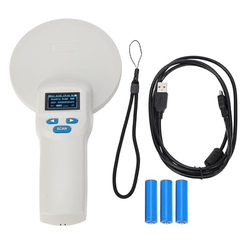 Yinhing Tier-Chip-Scanner, Handheld, Keine Kabelverbindung, Haustier-Mikrochip-Lesegerät, Haustier-Chip-Scanner für Rückverfolgbarkeit, Bahninspektionen, 20.000 Aufzeichnungen Yinhing Tier-Chip-Scanner, Handheld, Keine Kabelverbindung, Haustier-Mikrochip-Lesegerät, Haustier-Chip-Scanner für Rückverfolgbarkeit, Bahninspektionen, 20.000 Aufzeichnungen von Yinhing