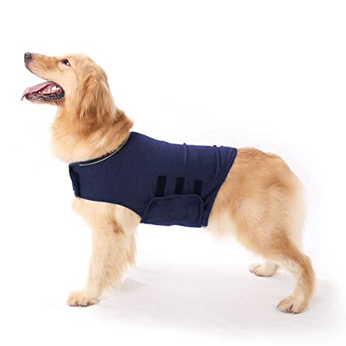 Yinuoday Hunde-Angstjacke, beruhigender Mantel, Donner, atmungsaktiv, für Welpen, beruhigendes Hemd, Angstlinderung für Angstzustände, Stressabbau von Yinuoday
