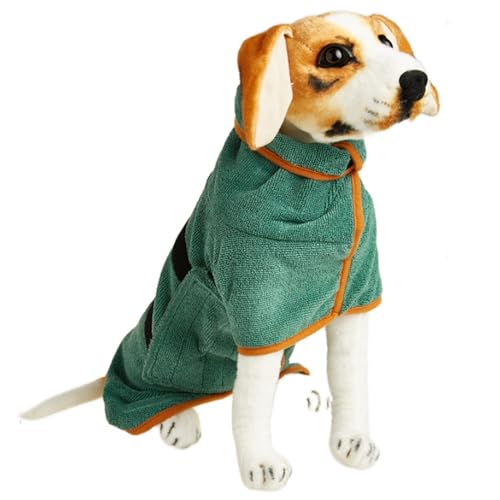 Yinuoday Hundebademantel Handtuch Robe Super Saugfähig Hund Bademantel Handtuch Hund Trocknen Mantel für Nach Bad Strand Pool von Yinuoday