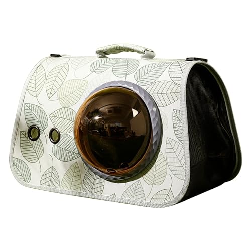 Yinuoday Tragbarer Reise-Rucksack für Hunde und Katzen, Weltraumkapsel, Katzentragetasche mit Blasenfenster, einzelne Schultertasche, Tragetasche für Katzen und Welpen von Yinuoday