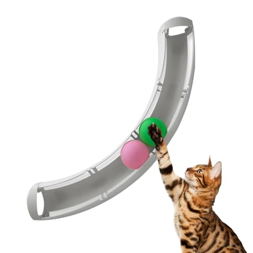 Yiohejy Cat Ball Track, Cat Rail Toy | Cat Ball Track Puzzle Toy | Trainingsinstrument für mentale körperliche Bewegung, psychisches körperliches Trainingspuzzle Yiohejy Cat Ball Track, Cat Rail Toy | Cat Ball Track Puzzle Toy | Trainingsinstrument für mentale körperliche Bewegung, psychisches körperliches Trainingspuzzle von Yiohejy
