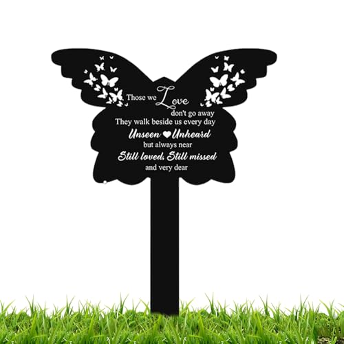 Yiohejy Gedenkschild für Haustiere, Acryl, Grabsteine für Hunde, Gartendekoration, Friedhofsschild, Rasen-Ornamente, Haustier-Grabstein für Katzen und Hunde von Yiohejy