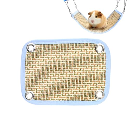 Yiohejy Hamster-Hängematte – Hamster-Kühlkissen – maschinenwaschbar, Haustier-Schlafbett, Mehrzweck-Käfig-Kühlzubehör zum Stehen, Ausruhen, Spielen, Schlafen von Yiohejy
