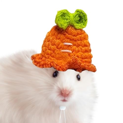 Yiohejy Hamster Haustierhüte, Strickhüte für kleines Tier | Süßer Hamsterhut gestrickt winzige Haustier Kopfbedeckung,Weiches Kostümzubehör Bunte Tierkleidung für Schlangen & Party Yiohejy Hamster Haustierhüte, Strickhüte für kleines Tier | Süßer Hamsterhut gestrickt winzige Haustier Kopfbedeckung,Weiches Kostümzubehör Bunte Tierkleidung für Schlangen & Party von Yiohejy