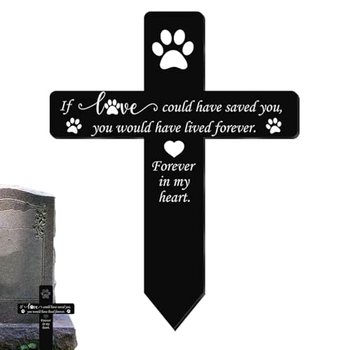 Yiohejy Haustier-Grabsteine für Hunde, Acryl-Gedenksteine, Pfahlschild, Gartendekoration, Friedhofsschild, Rasen-Ornamente, Haustier-Grabstein für Katzen und Hunde Yiohejy Haustier-Grabsteine für Hunde, Acryl-Gedenksteine, Pfahlschild, Gartendekoration, Friedhofsschild, Rasen-Ornamente, Haustier-Grabstein für Katzen und Hunde von Yiohejy