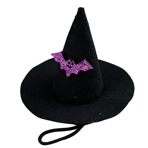 Yiohejy Hut Für Hunde, Hexenhut Halloween, Verstellbares Kostümzubehör Für Bühne Show Fest Feier Familienfest Maskerade Theater Cosplay Party von Yiohejy