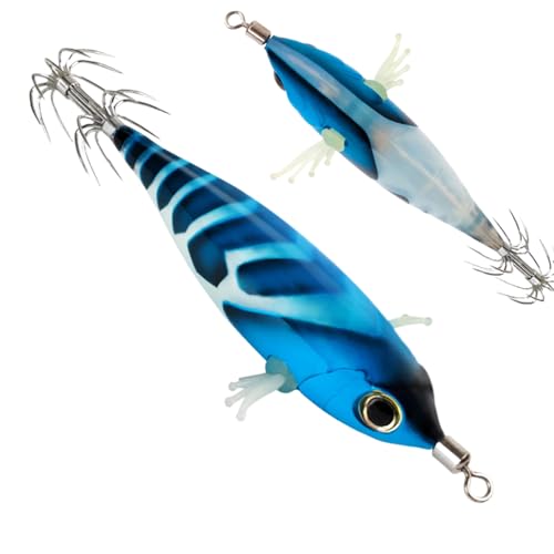 Yiohejy Köder Für Tintenfisch - Künstliche Leuchtköder Für Tintenfischfang - Kompakte Fluoreszierende Angelköder Für Angler Yiohejy Köder Für Tintenfisch - Künstliche Leuchtköder Für Tintenfischfang - Kompakte Fluoreszierende Angelköder Für Angler von Yiohejy