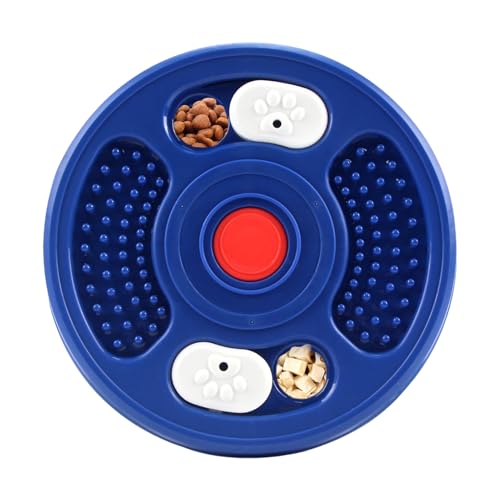 Yiohejy Langsame Feeder Hundeschalen, Hund Slow Feeder Bowl,Langsame Feeder für Hunde | Interaktive Erhöhung von Spill Proof Nonslip Futtersuche behandeln Spender mentaler Stimulationskiste Training von Yiohejy