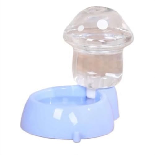 Automatischer Futterspender für Haustiere mit Pilzform für Katzen und Hunde, 500 ml, Nachfüll-Doppel-Futterspender für kleine, mittelgroße Hunde, Haustiere, Welpen, Kätzchen von Yiokii