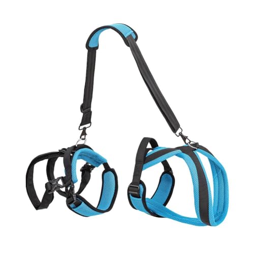 Mobilitäts-Hundegeschirr, Stützschlinge für Hunde, Gassigehen, Haustier-Heckbeinstütze, Rehabilitationsweste, Hundetragetasche für ältere Hunde mit Arthritis, Treppenaufwärts (L) von Yiokii