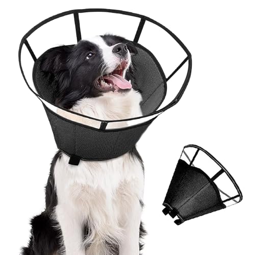 Hundehalsband für Hunde nach Operationen, weiches Hunde-Genesungshalsband, Anti-Leck-Schutzkegel, tiefenverstellbar, elisabethanisches Haustierhalsband, Kegel für große, mittelgroße und kleine Hunde Hundehalsband für Hunde nach Operationen, weiches Hunde-Genesungshalsband, Anti-Leck-Schutzkegel, tiefenverstellbar, elisabethanisches Haustierhalsband, Kegel für große, mittelgroße und kleine Hunde von Yiorr